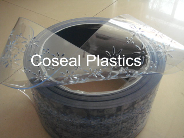 Hollowed Flexible Plastic PVC Curtain