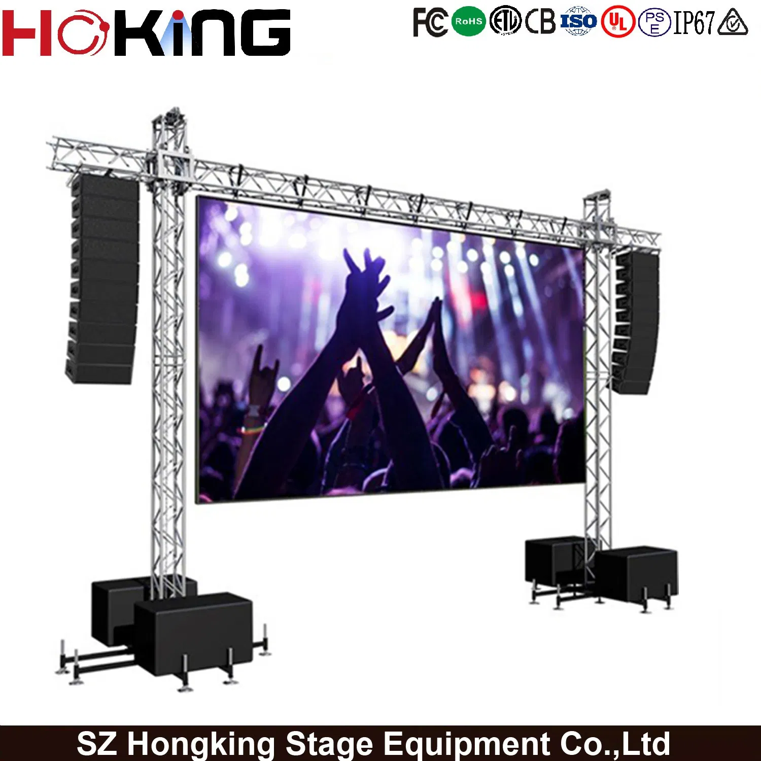 Indoor Outdoor Rental Stage LED Big Screen Background Video Wall LED Display Panel