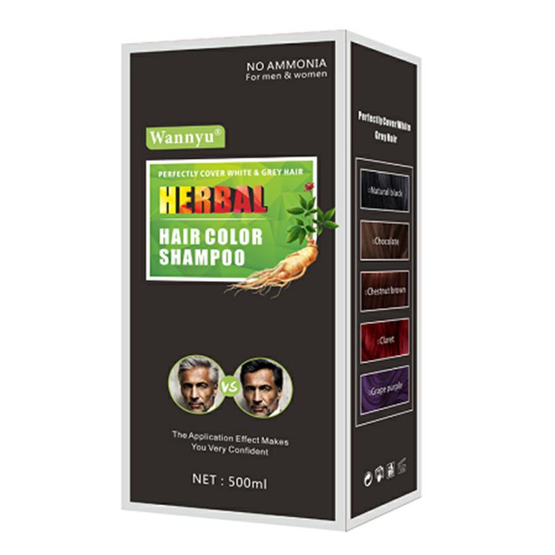 Can Instant Change White Hair to Black Color 30ml 500ml Fast Natural Black Hair Dye Shampoo