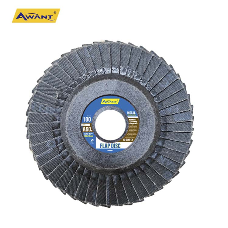 4 Inch 100mm Brown Valuable Aluminum Oxide Flap Disc for Wood Metal
