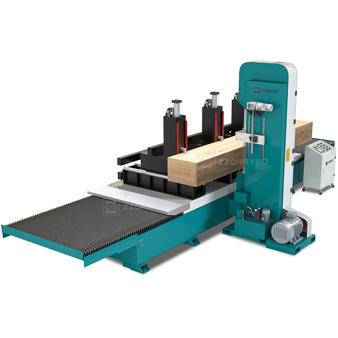 Ленточная пила по металлу вертикальная автоматическая CNC