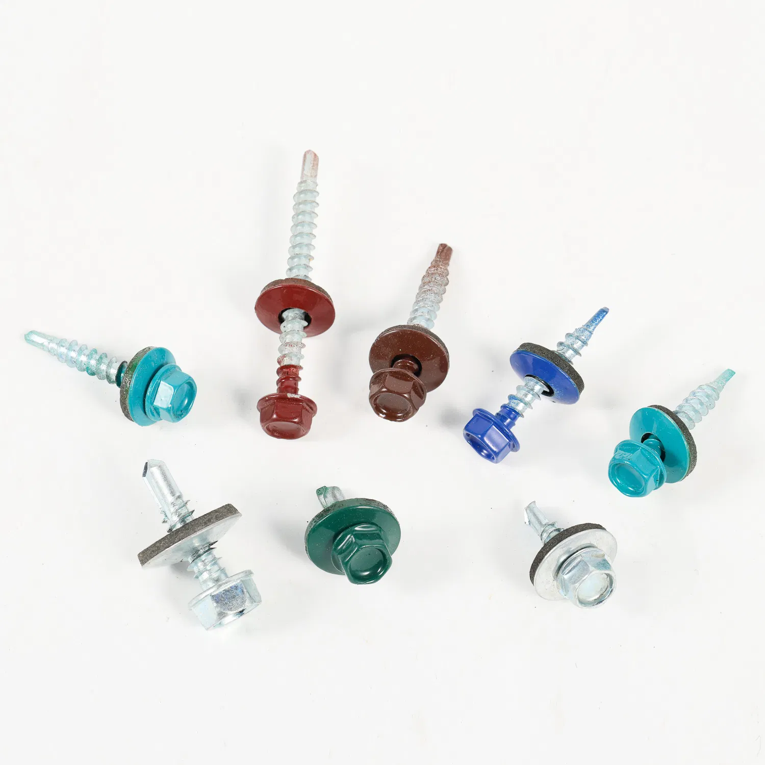 Hex Head Wood Metal-Galvanized Metal Building Roofing Drilling Nail Screw with Washer