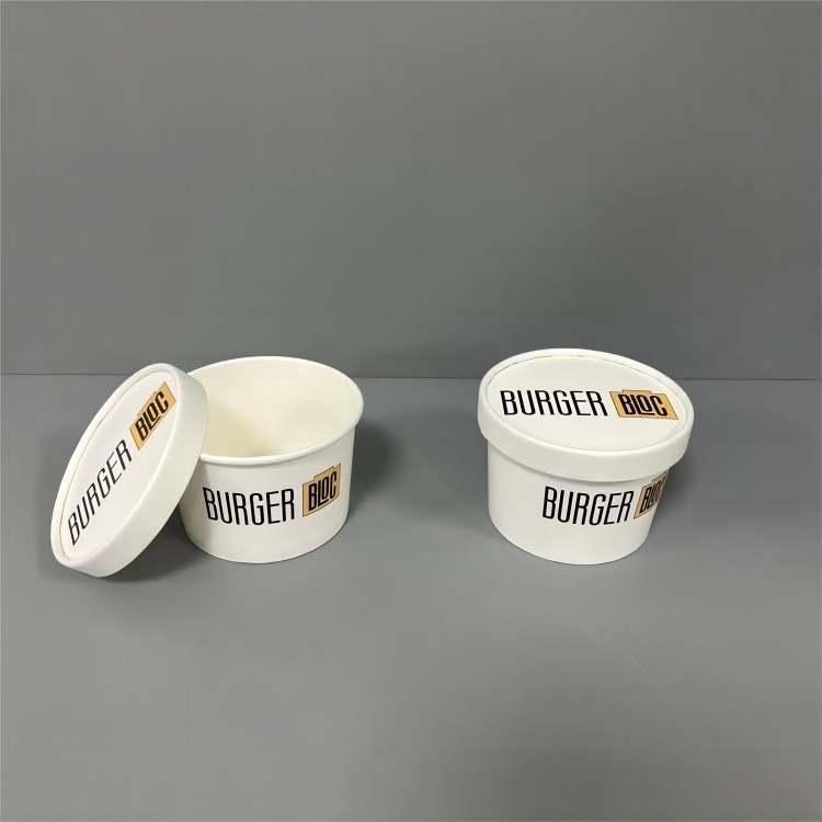Factory 100ml Ice Cream Cup with Custom Logo Print Low Price