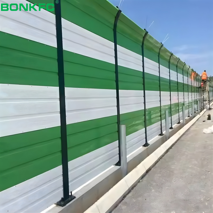 Noise Cancelling Micro Hole Noise Fence Barrier Wall Waterproof Acoustic Micro Hole Sound Barriers