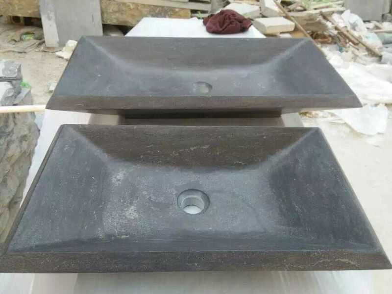 Hotsale Surface Bluestone Table Top/Kitchen Top Countertop Vanitytop Sink Customized Size Black White