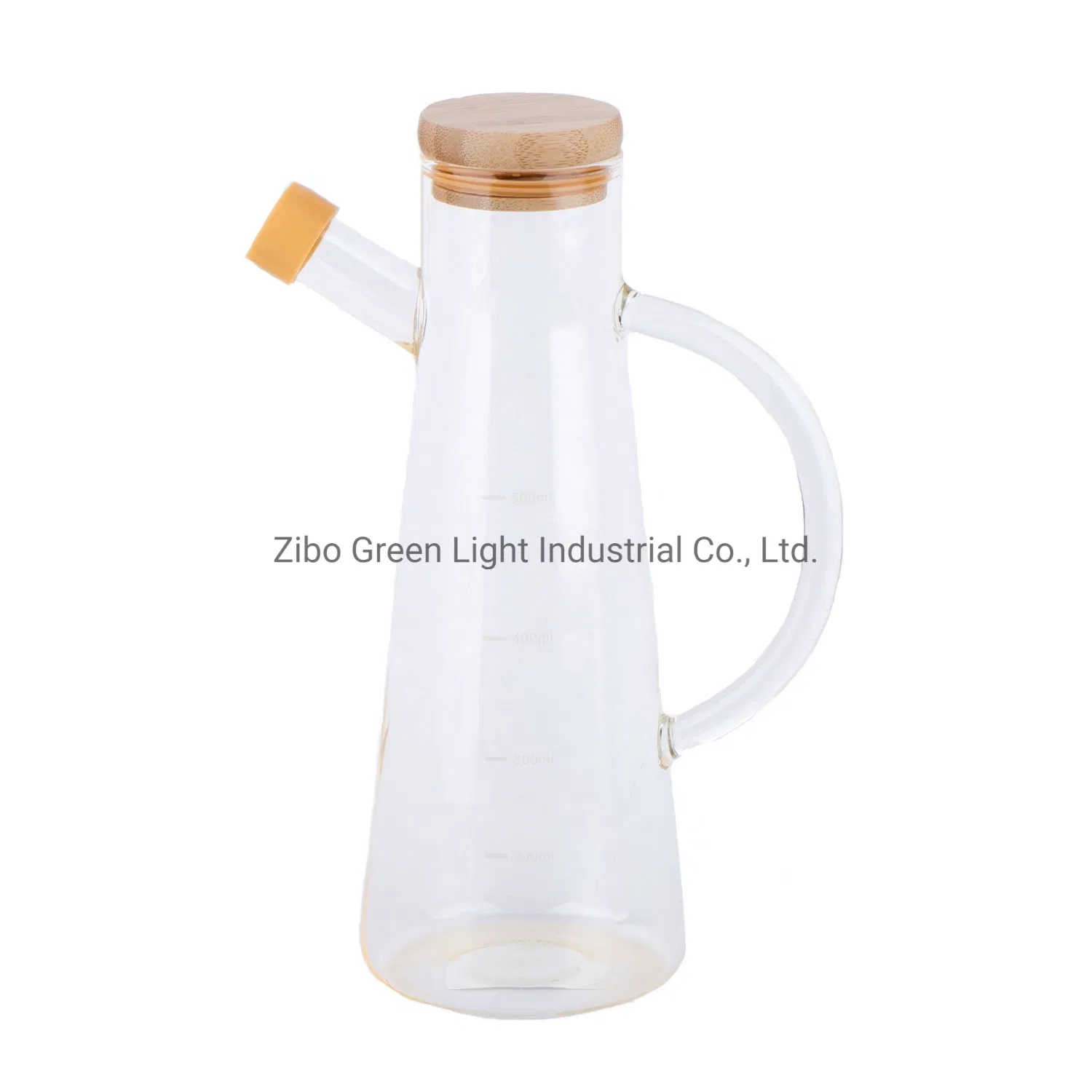 High Borosilicate Glass Oil Bottle with Silicon Lid Olive Oil Bottle Vinegar Bottle
