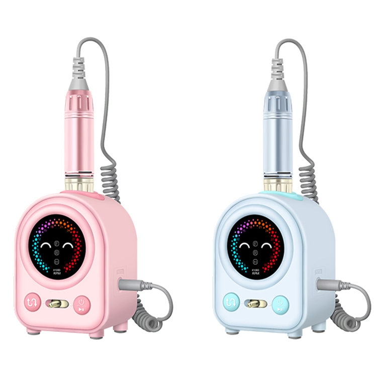 Portable Electric Nail Drill Efile Acrylic, Manicure Polishing Tools with 4PCS Bits