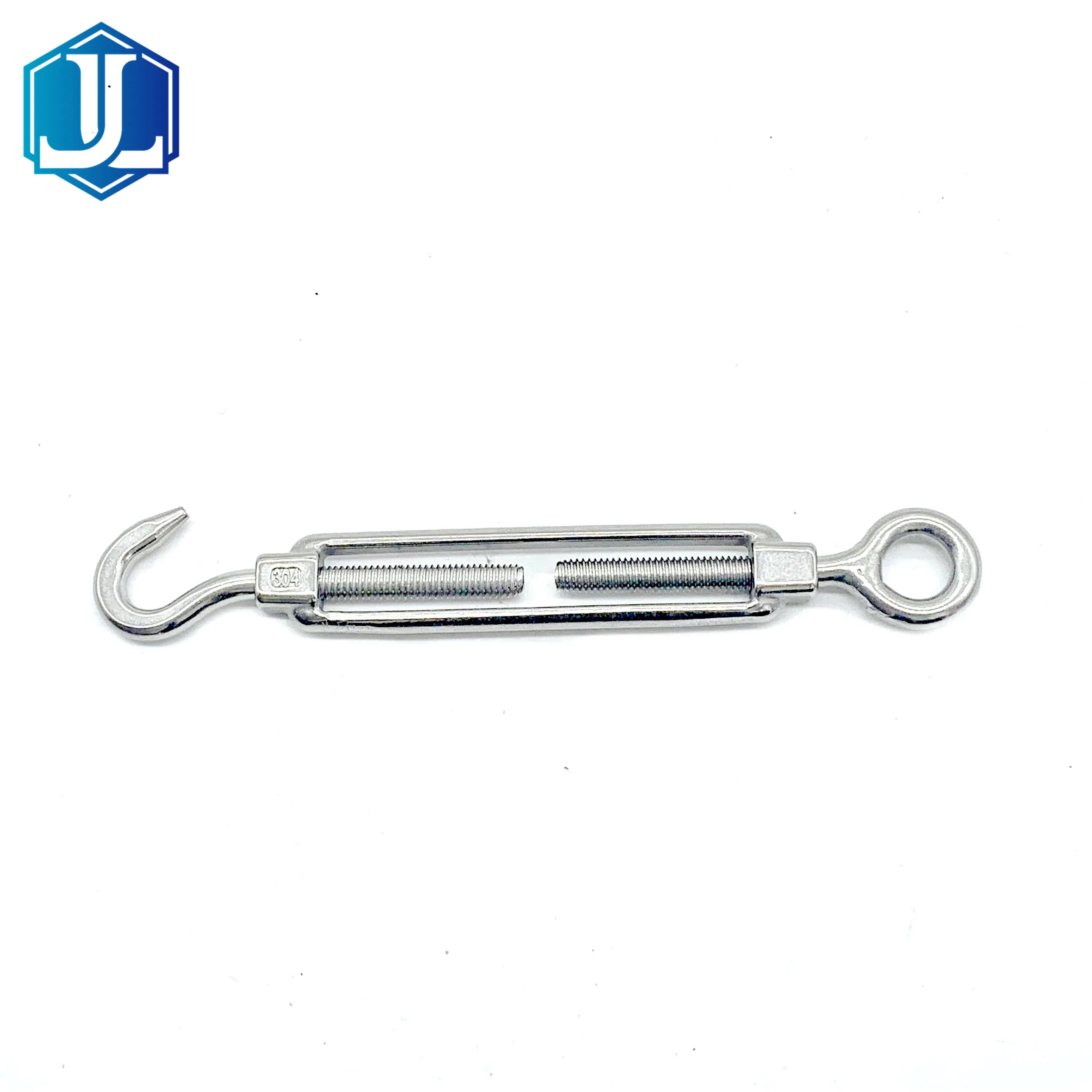 304 /316 Stainless Steel European Type Open Body Hook Eye Turnbuckle