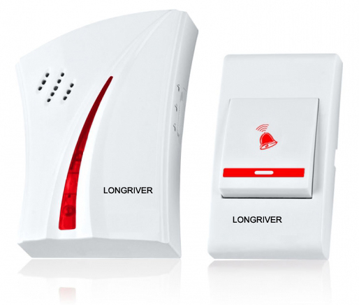 Best Selling Cheap Oval Shape Wireless Doorbell AC/DC Chime