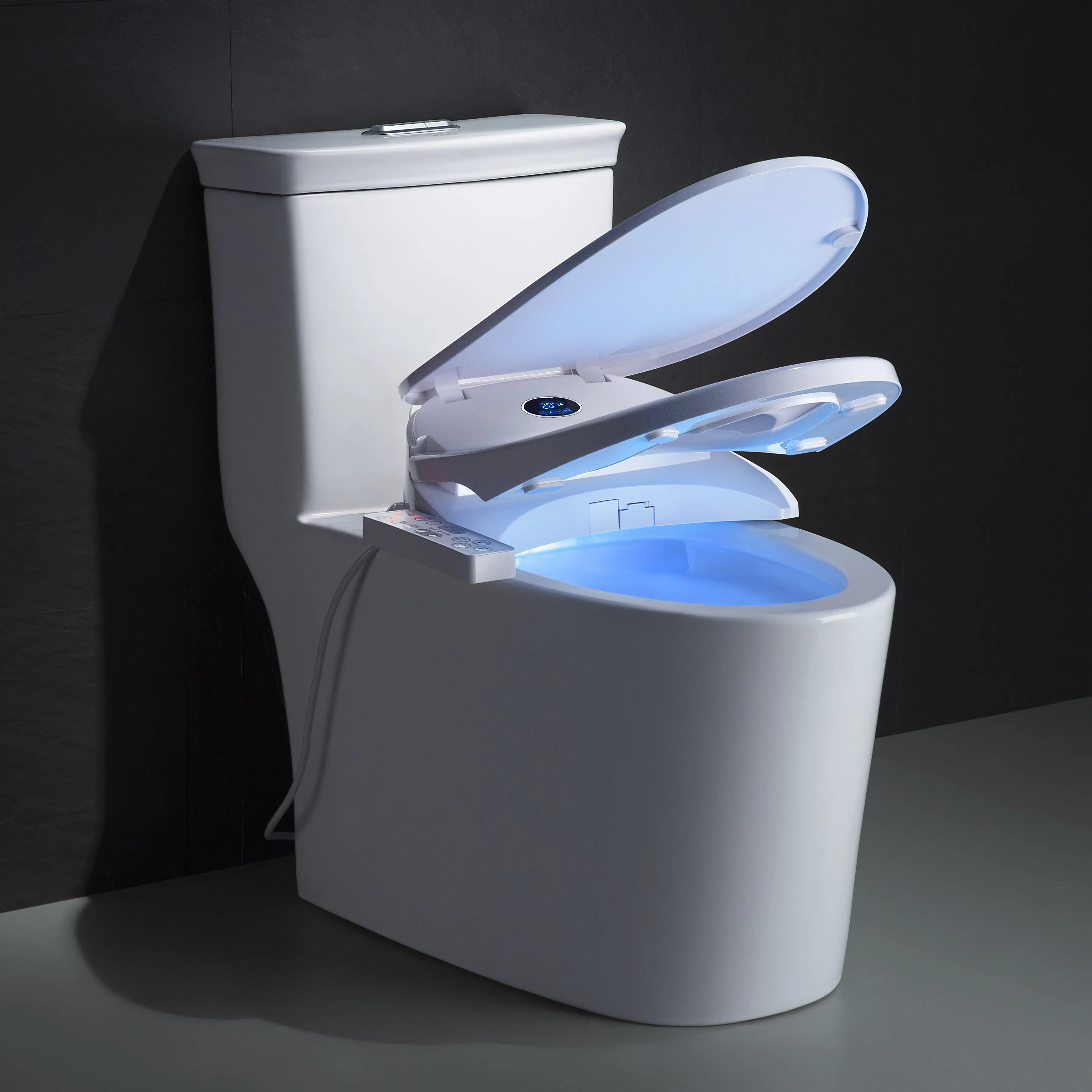 High Quality Soft Close Bathroom Smart Bidet Toilet Seat Cover Water Spray