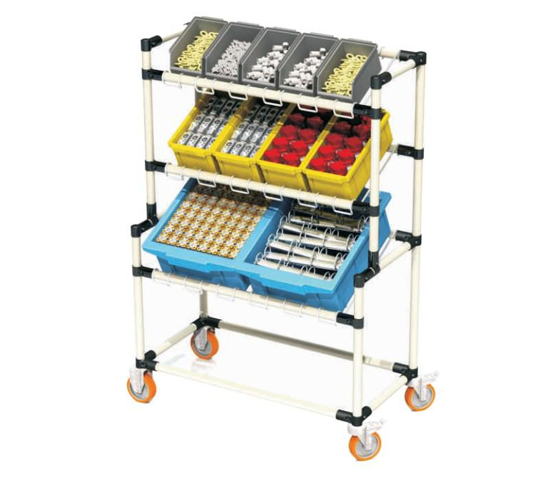 Polyurethane Stem Caster Adjust Swivel 100 mm PU Castor Wheel for Trolley