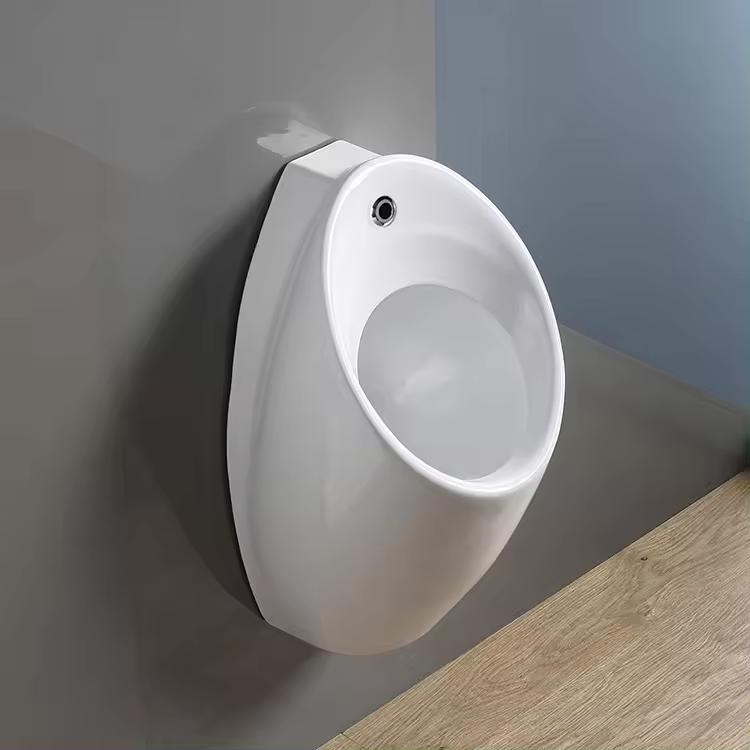 Bathroom Ceramic Urinal Automatic Sensor Wall Mounted Urinoir for Male Men Wall Hung Urinal