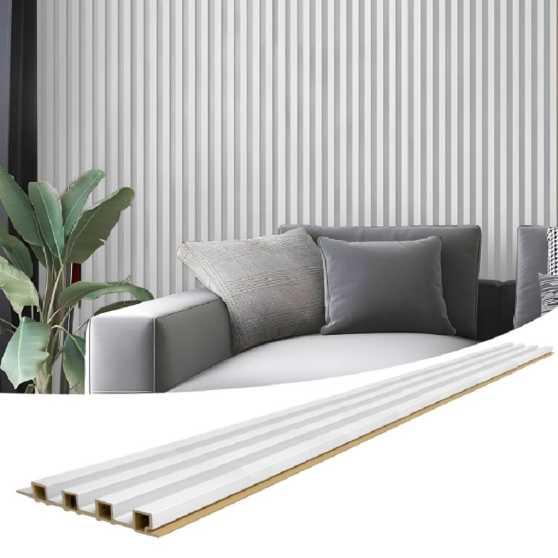 New Design Louvers Manufacturer Eco-Friendly WPC Panels for Soundproof and Fireproof Interior Decoration WPC Wall Panel Interior Wall Panel