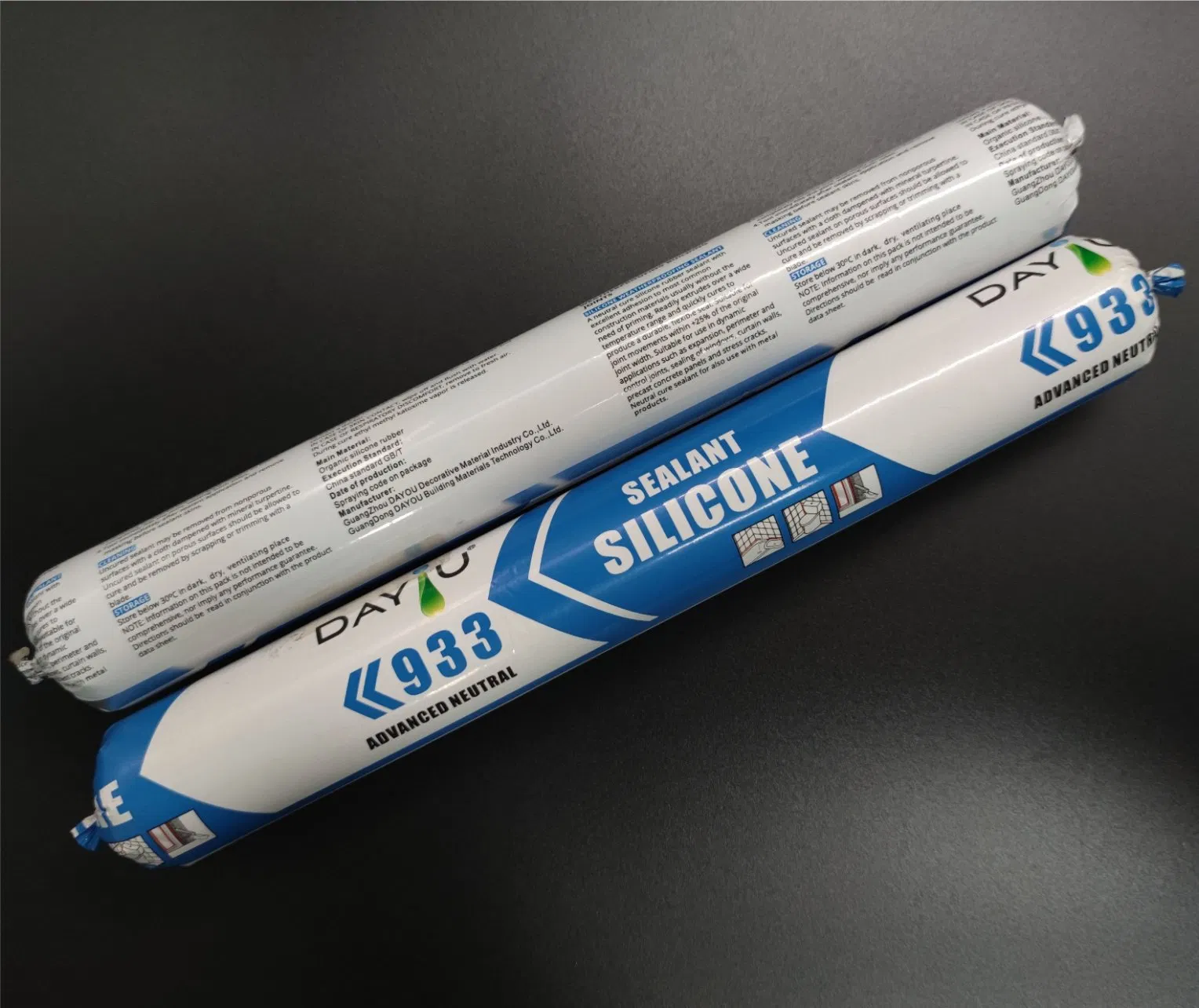Jy933 300ml Weathering Resistance 100% Silicone Adhesive Exterior Concrete Caulk Silicone Sealant