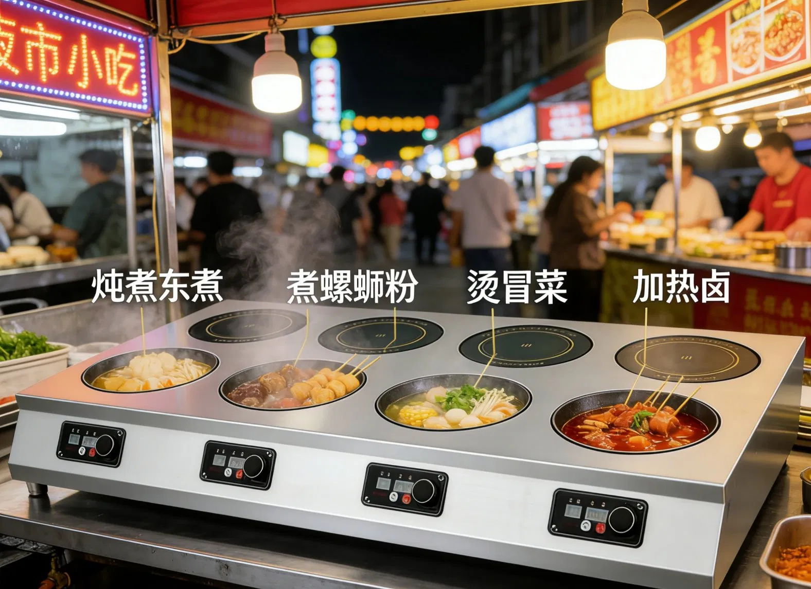 3kw Desktop Heating Touch Electromagnetic Cooking Stove, Dimensions