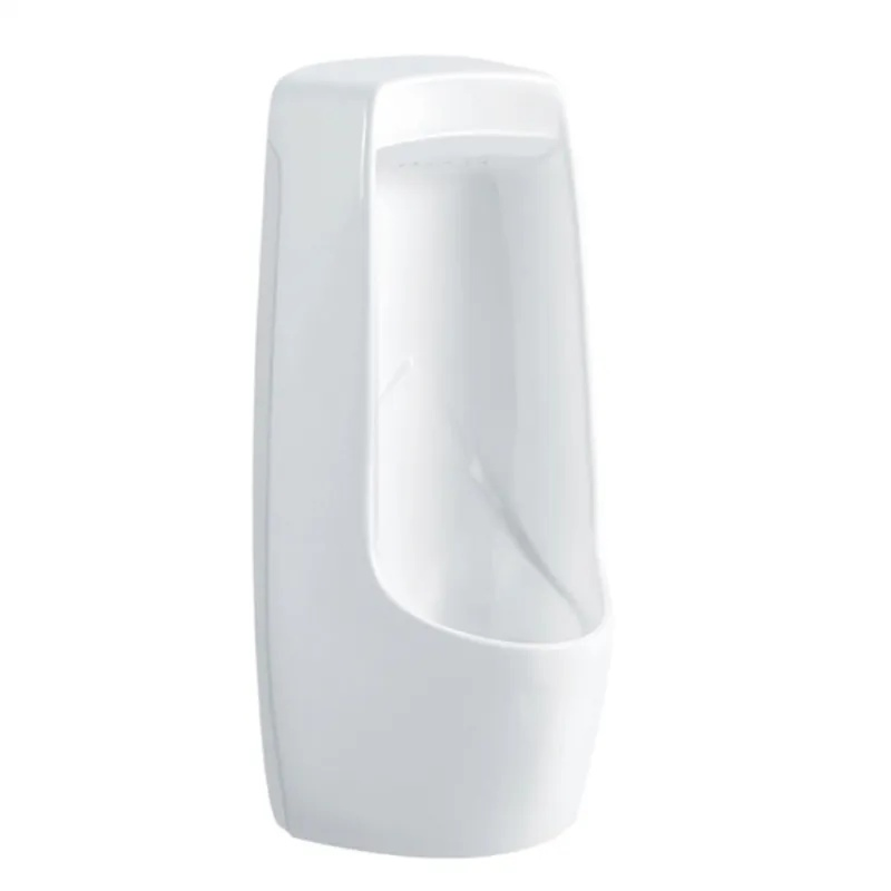Chaozhou Manufacturer Floor Standing Urinal with Concealed Senor Flusher White Bathroom Urinal