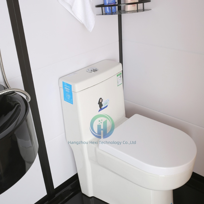 Modern Prefabricated Bathroom 140*110/170*120/190*120*215cm with Sanitary Toilet and Shower