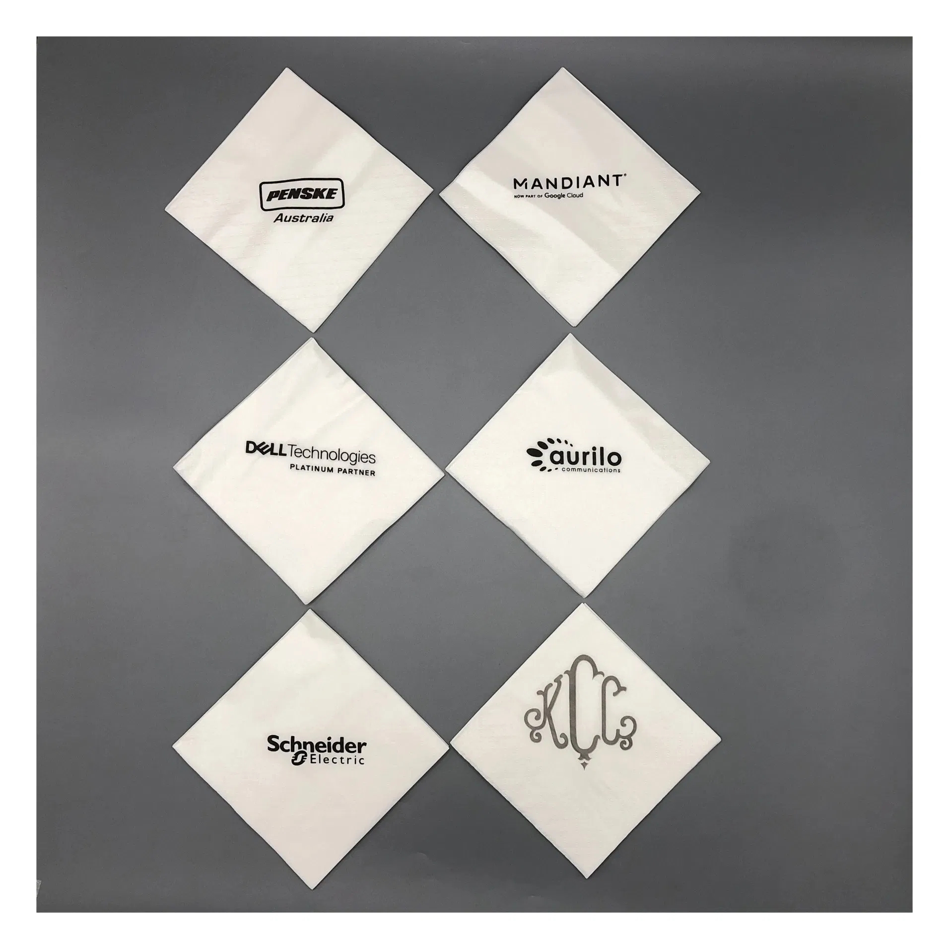 Disposable Personalized 2 Ply/3 Ply Restaurant Hotel Dinner Table Serviette Tissue Napkin Custom Printed Wedding White Paper Cocktail Napkins