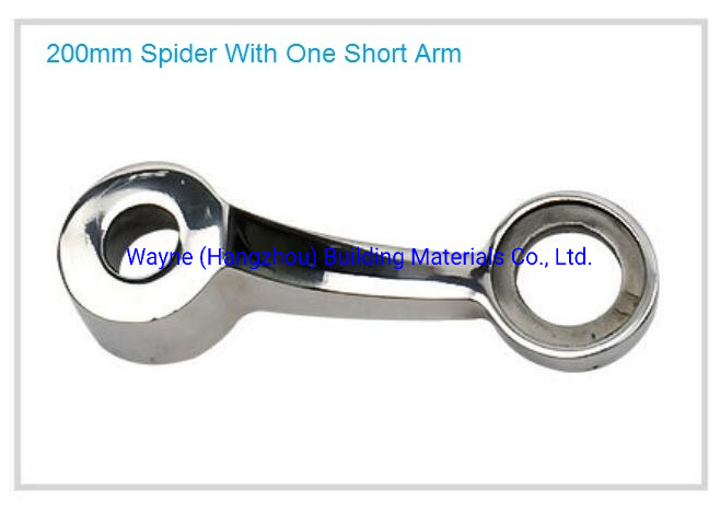 200mm Stainless Steel Glass Spider with One Short Arm; Glass Fitting Hardware, Point-Fixed Curtain Wall Hardware with High Quality and Best Price
