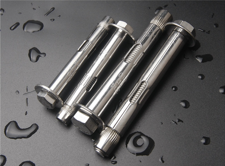 Stainless Steel 304 316 Concrete Expansion Sleeve Anchor Fix Bolt with Hex Bolt