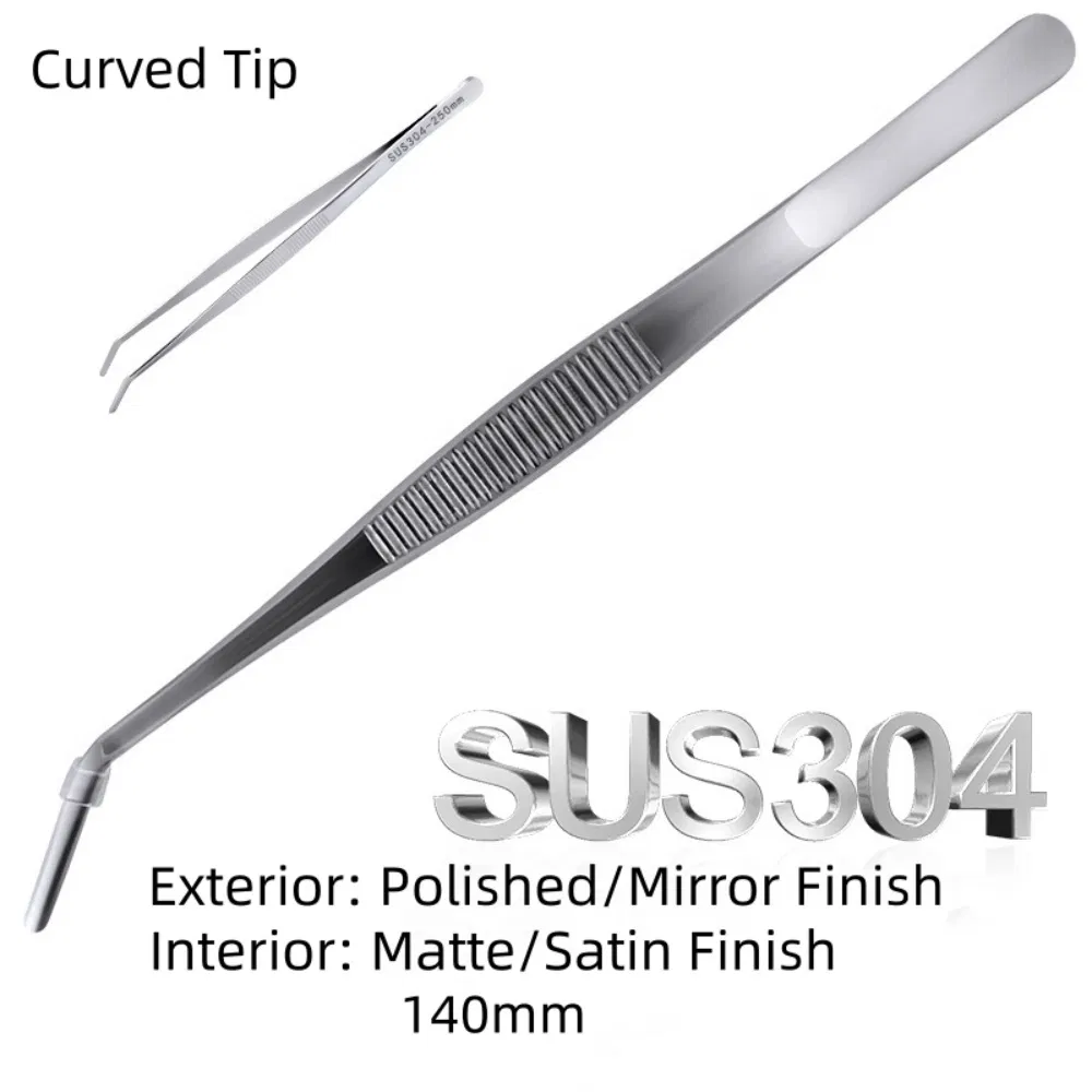 Extra Long Gardening Water Plant Fish Tank Aquarium 304 Stainless Steel Tweezers