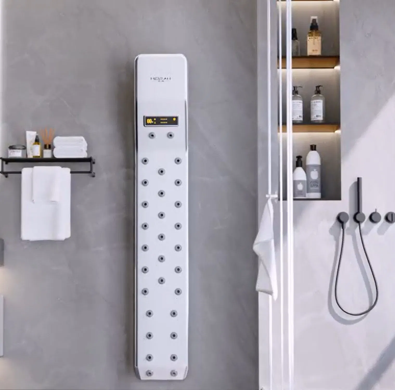 Wall Mounted Automatic Full Body Dryer, Hand Hair Dryer for Bathroom After Shower