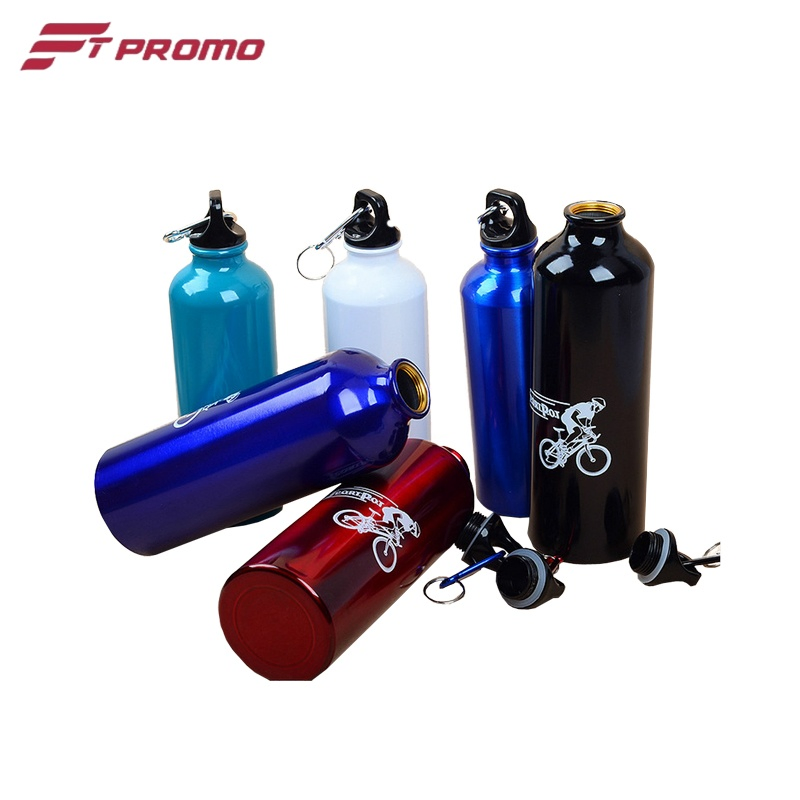 Promotional Aluminum Bottle with Carabiner