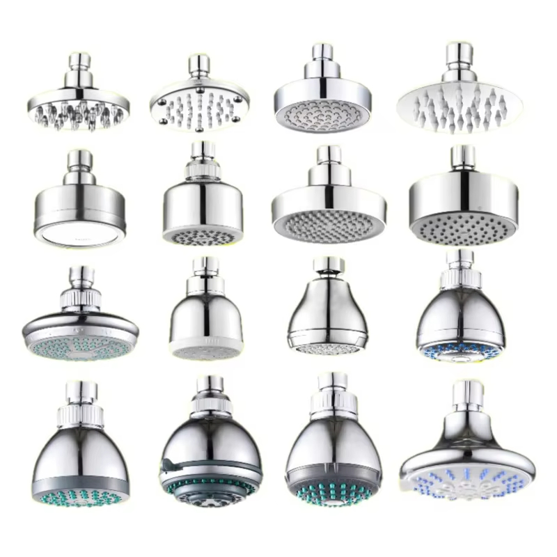 4/6 Inch Rain High Pressure Chrome Shower Head Set Luxury Shower Head