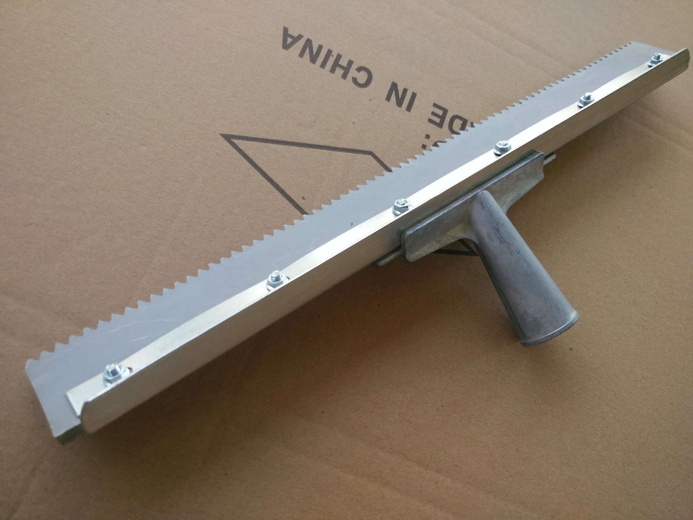 Serrated Edge Rubberfloor Squeegees for Self-Leveling and Painting Non-Marking