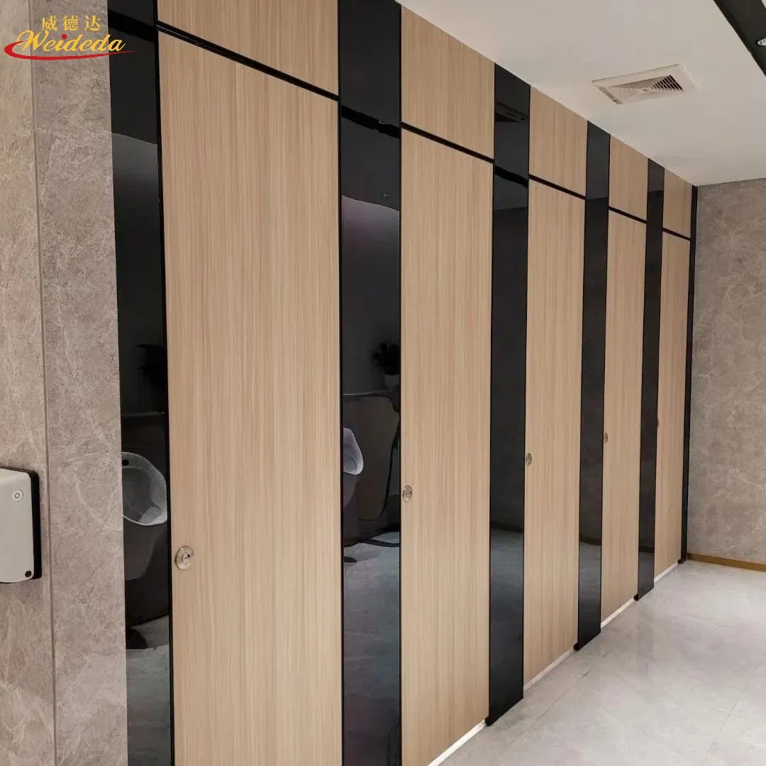 Sliding Partition Wall 15mm Full Height Washroom Partition