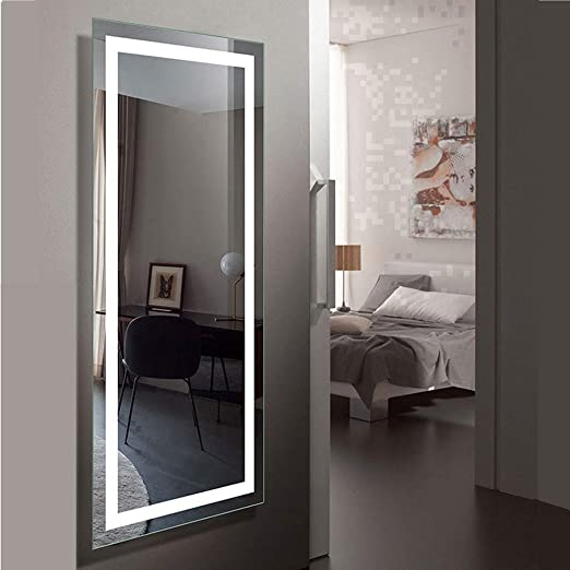 LED Customized Sizes Full Length Mirror Mounted on Wall