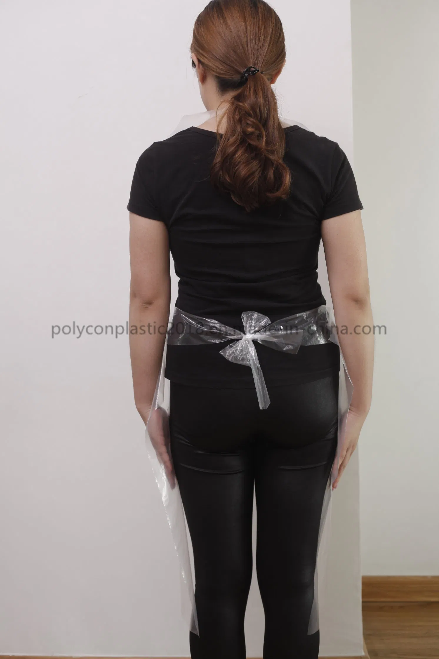 Wholesale Price Clear Transparent Restaurant Kitchen Chef Poly PE LDPE Disposable Plastic Apron