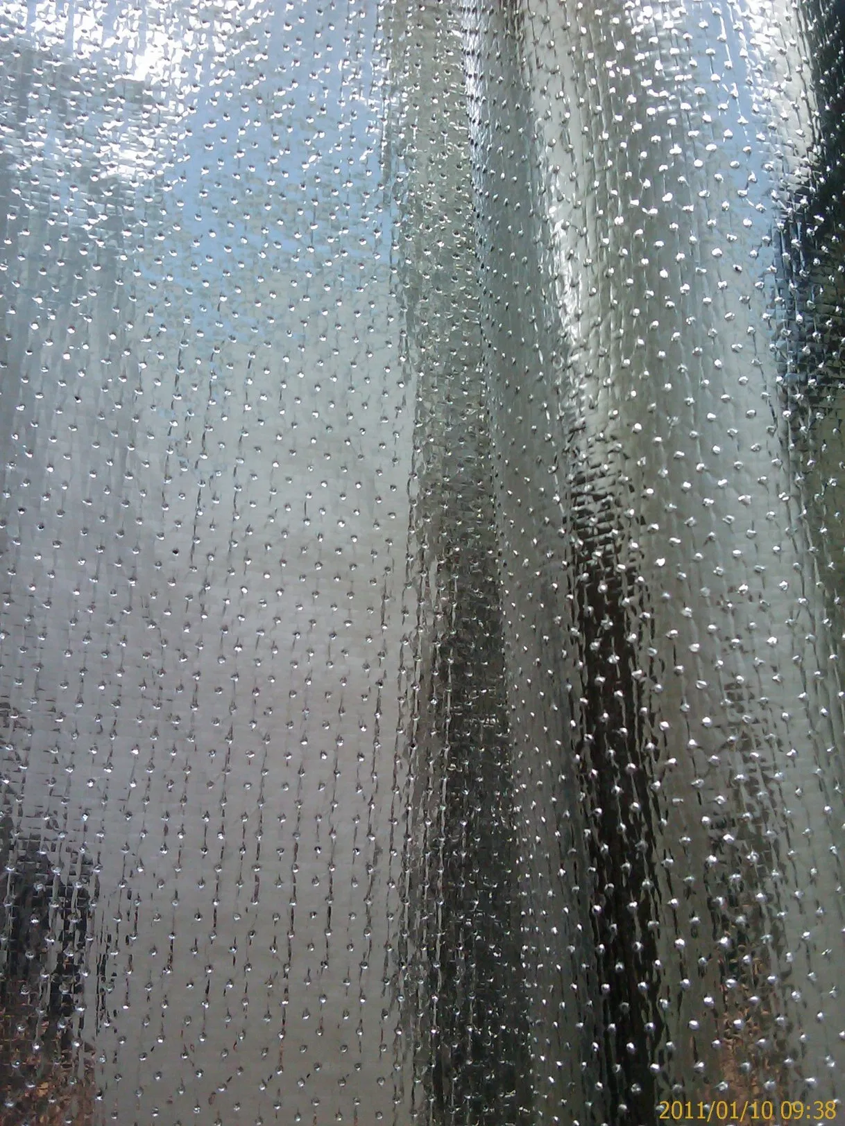 Metalized Pet Film Aluminium Foil Woven Fabric Insulation / Woven Fabric with Aluminum Foil Heat Insulation