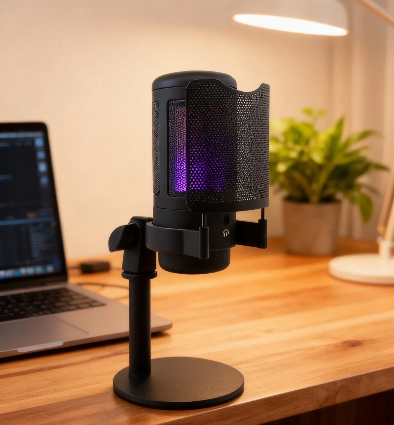 Профессиональный USB-конденсаторный микрофон для стримов и записи