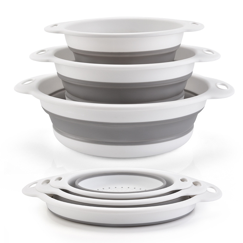 Collapsible Colander and Foldable Basket for Everyday Household Use