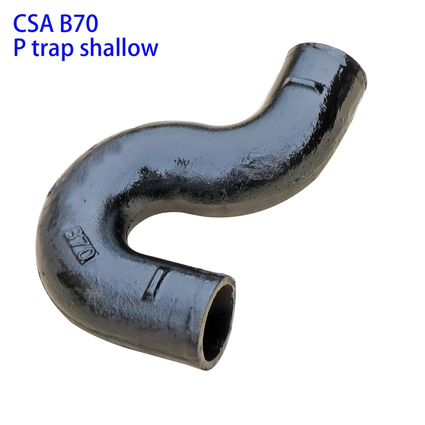 CAST IRON SOIL PIPE FITTING CSA B70 P TRAP
