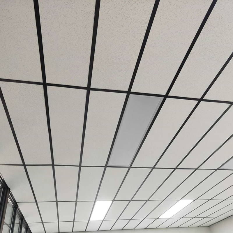 Decorative Panel Aesthetic Flat High-End Decoration Mineral Fiber Ceiling Tile for Hotel