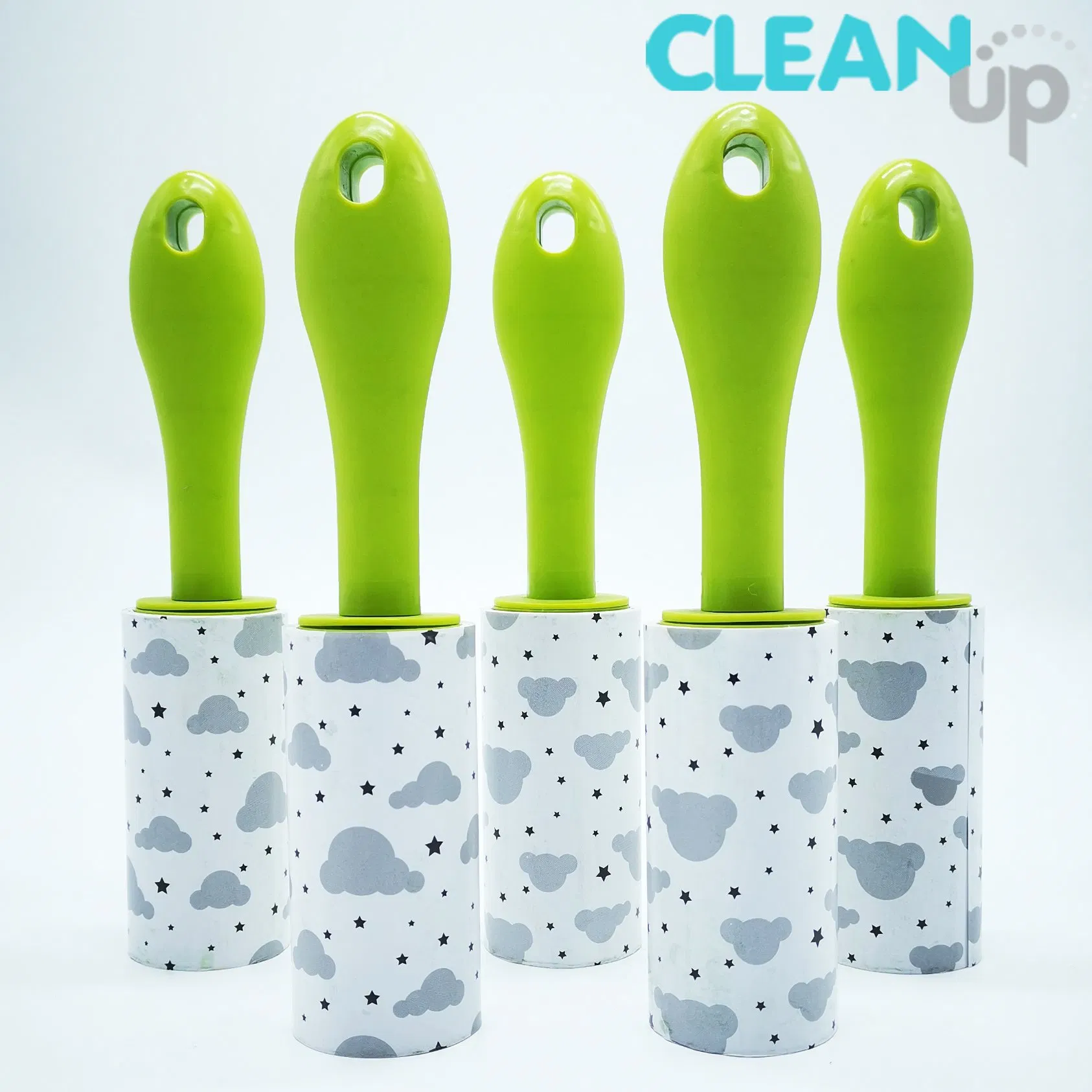 Home Cleaning Printed Reusable Portable Sticky Dust Remover Lint Roller