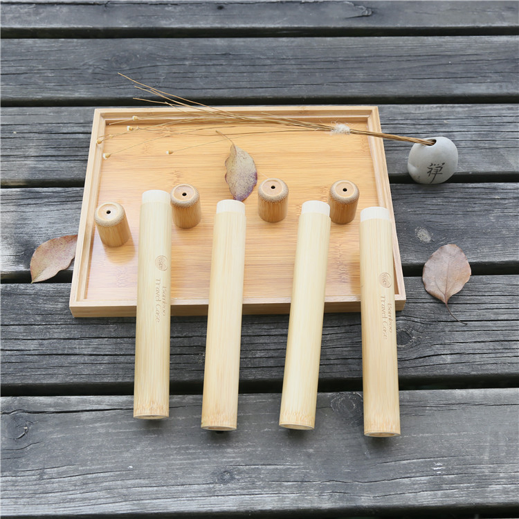 Adults 100% Organic Charcoal Toothbrush for Adult Biodegradable PBT Bristle BPA Free Bamboo Toothbrush Flat