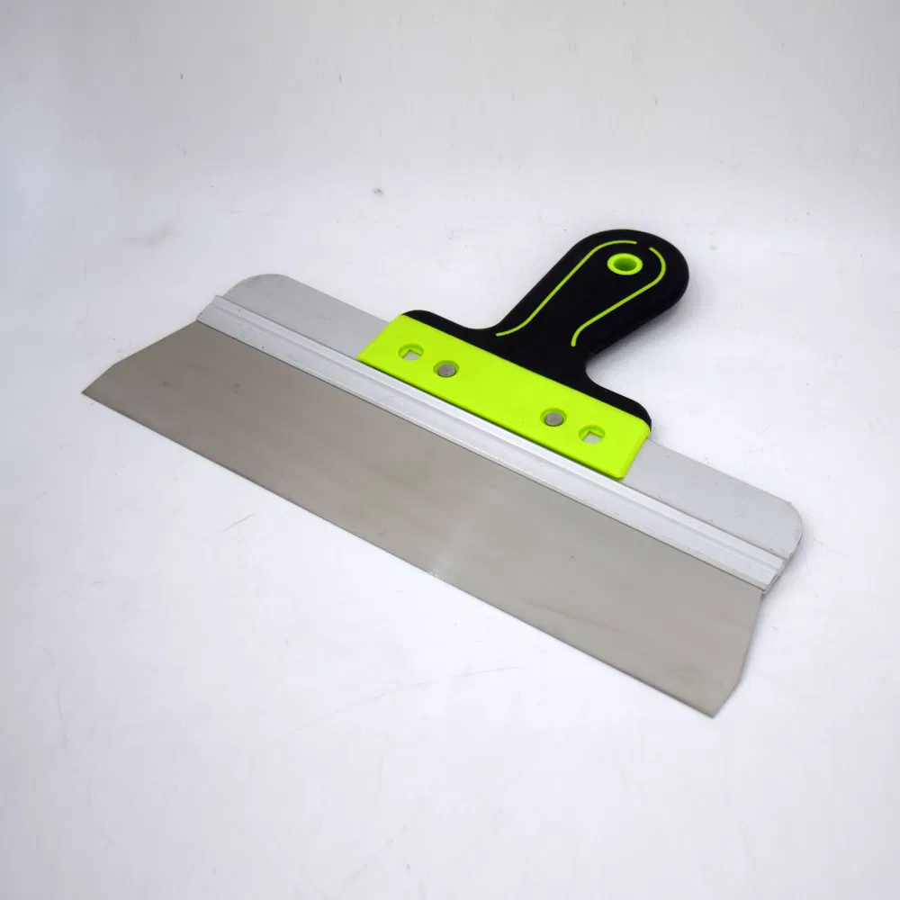300mm Stainless Steel Scraper Wholesale Price Rubber Handle Stainless Steel Putty Knife