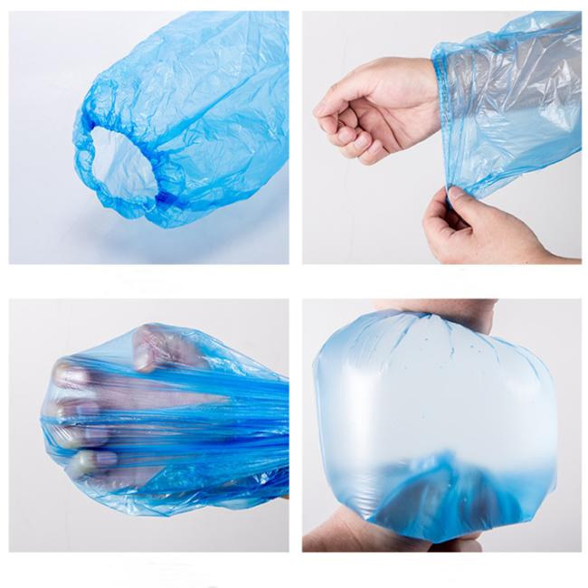 Disposable Waterproof Oversleeves for Arms, Oversleeves Protector for Cooking, Oilproof Arm Sleeves Covers, PVC Butcher Sleeve for Dish Washing, Gardening, Clea