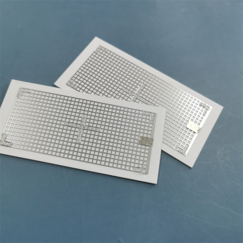 Air Purifier Replacement 96% Alumina Ceramic Ozone Plate with Metal Etching