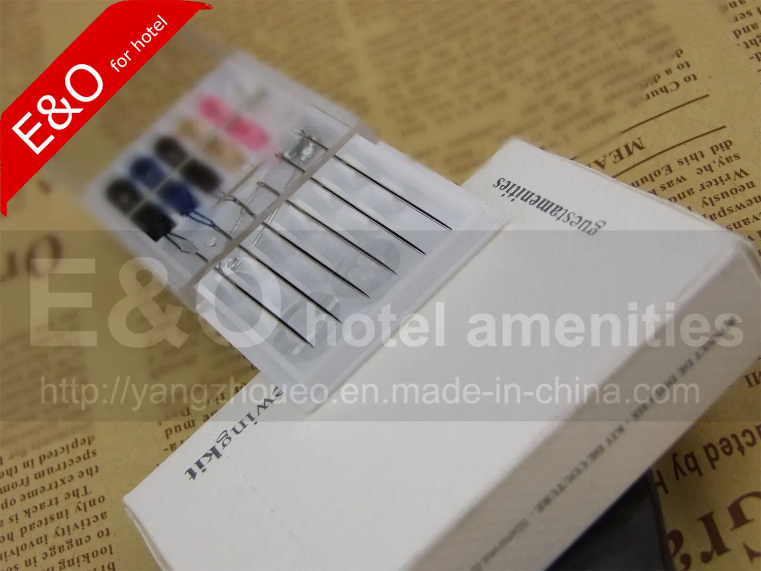 Wholesale Cheap Disposable Sewing Box Hotel Sewing Kit in Plastic Box