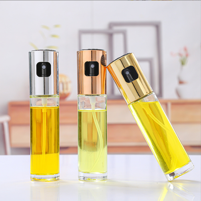 100ml Household Oil Spray Bottle Barbecue Oil Kettle Seasoning Bottle for Kitchen