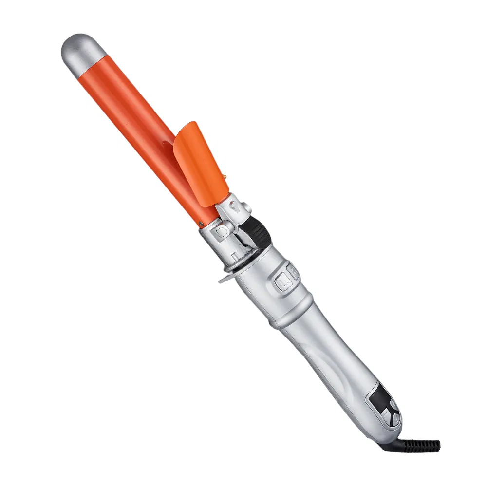 Professional Ionic Titanium Automatic Curling Iron with Multi-Function Styling and LCD Temperature Display