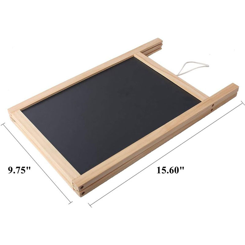 Retro Landing Vertical Small Blackboard Shelf Billboard Stall Display Brand Coffee Shop with Price Menu Writing Board