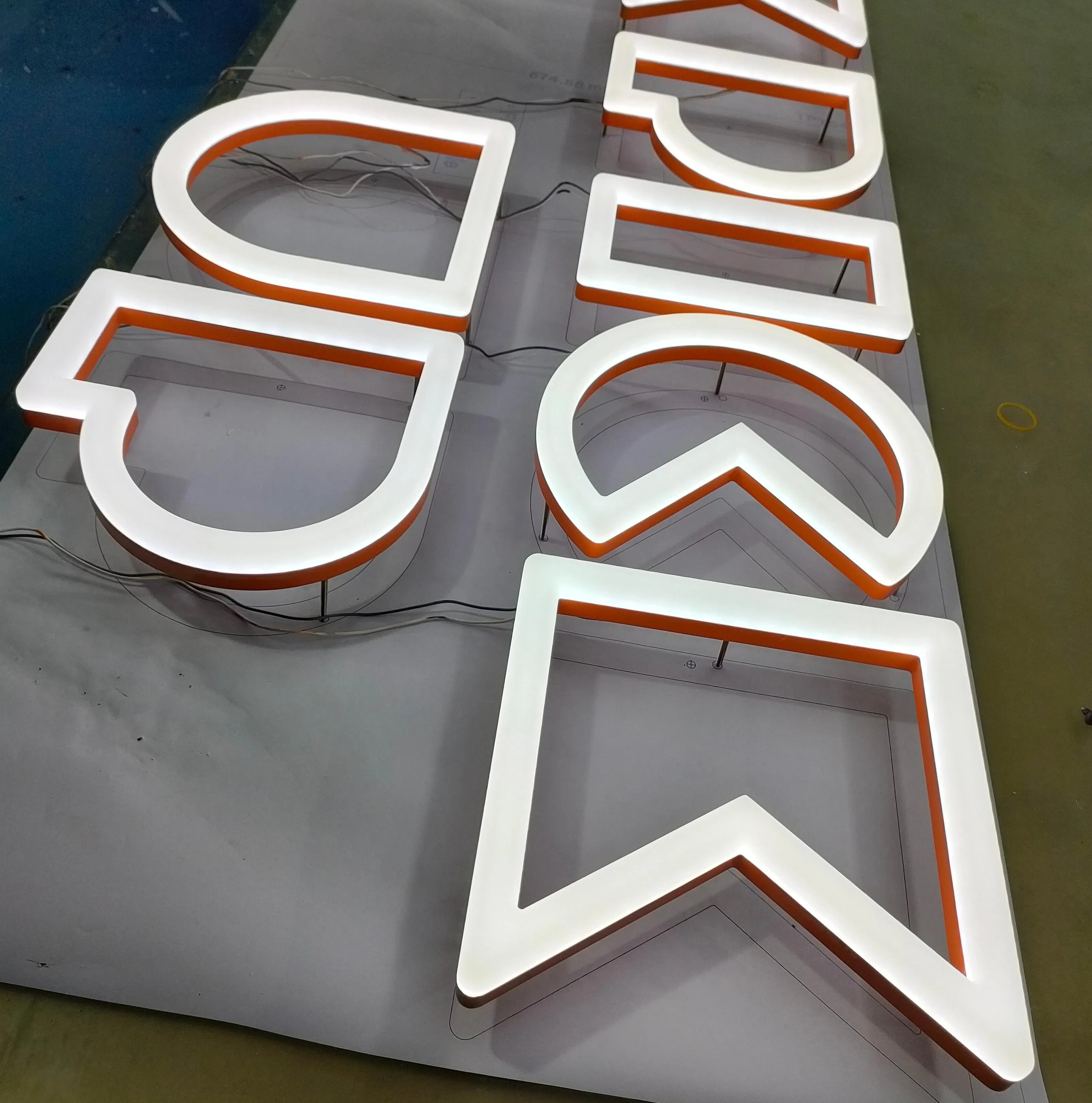 Bright and Colorful Neon Sign Custom Letters for Party Events