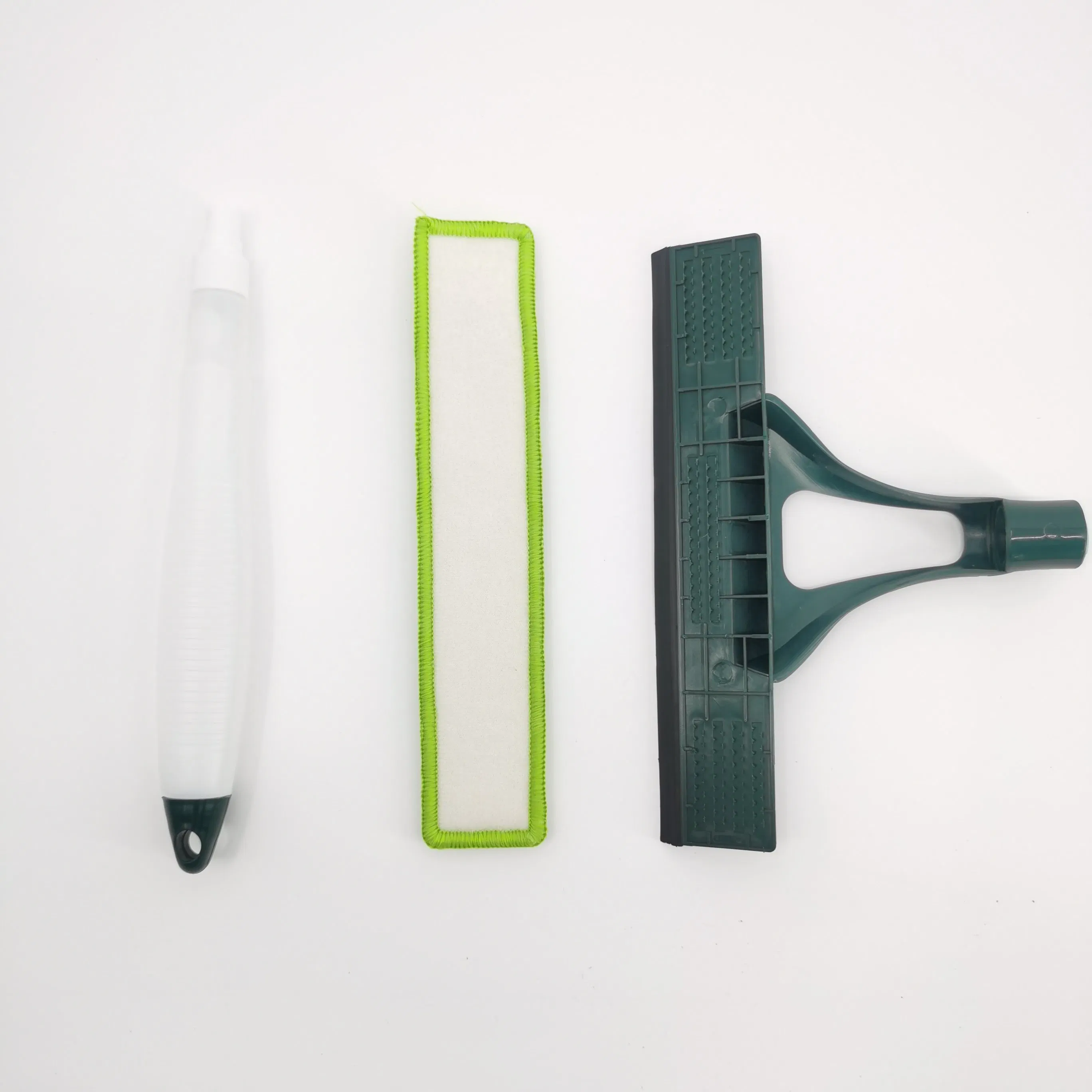 Window Scraper 2 in 1 Window Squeegee Cleaning Tool Washing Equipment Glass Wiper with Water Spray Bottle