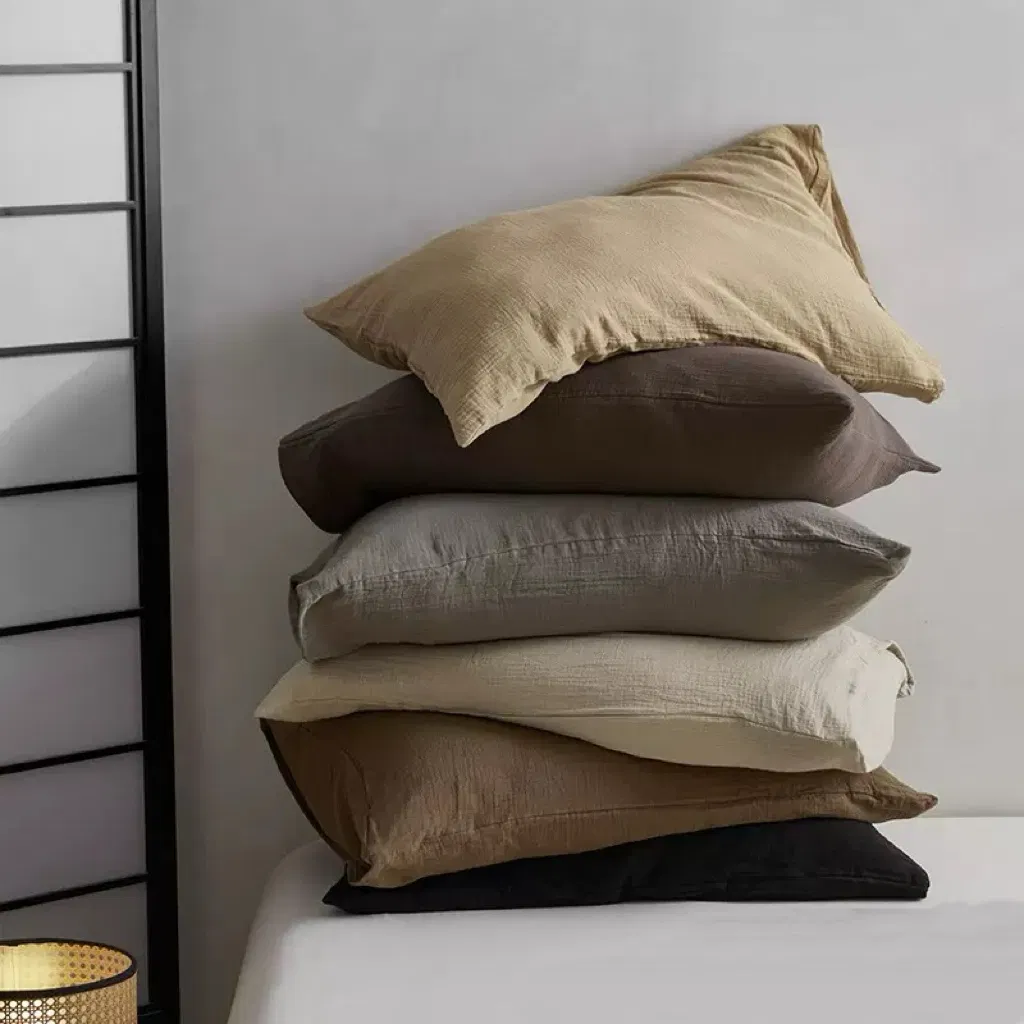 Type a Mother-and-Baby Grade Double-Layer Yarn Thickened Cotton Pillowcase