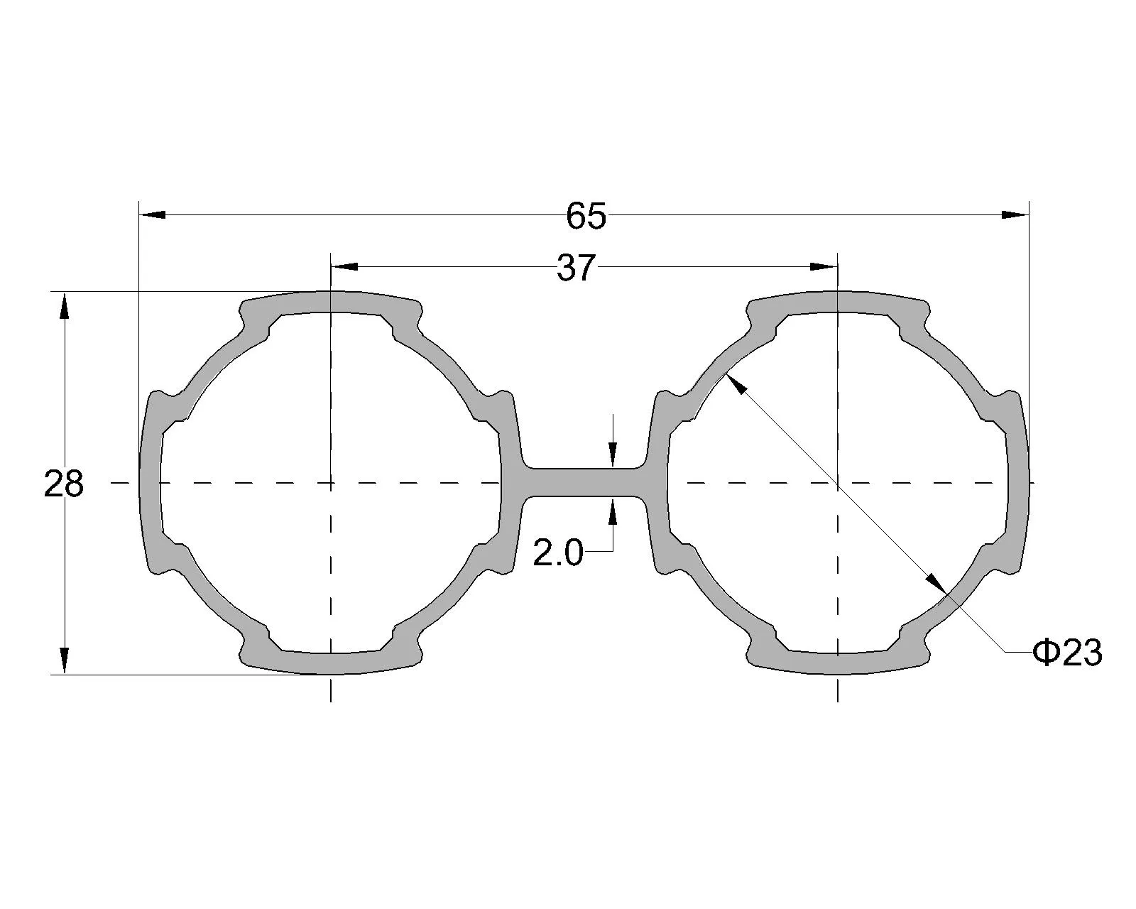 Hot-Selling 28mm Aluminum Tube Round Alloy for Lean Pipe Rack System